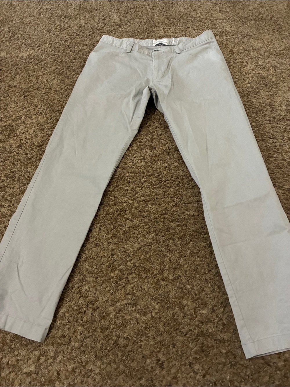 Calvin Klein Light Gray Men’s Chino Pants Slim Fit